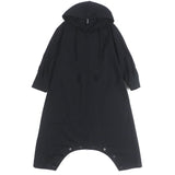 グラウンドワイ T/W Gabardine Inseam Buttons Overalls 2WAY フルジップ フード付き オーバーオール コート ツナギ ブラック 1 メンズ