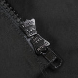 グラウンドワイ T/W Gabardine Inseam Buttons Overalls 2WAY フルジップ フード付き オーバーオール コート ツナギ ブラック 1 メンズ