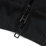 グラウンドワイ T/W Gabardine Inseam Buttons Overalls 2WAY フルジップ フード付き オーバーオール コート ツナギ ブラック 1 メンズ