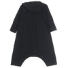 グラウンドワイ T/W Gabardine Inseam Buttons Overalls 2WAY フルジップ フード付き オーバーオール コート ツナギ ブラック 1 メンズ
