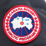 カナダグース MACKENZIE PARKA マッケンジー パーカ フード・ファー・ロゴワッペン付き ダウンコート ネイビー S レディース