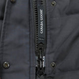 カナダグース MACKENZIE PARKA マッケンジー パーカ フード・ファー・ロゴワッペン付き ダウンコート ネイビー S レディース