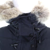 カナダグース MACKENZIE PARKA マッケンジー パーカ フード・ファー・ロゴワッペン付き ダウンコート ネイビー S レディース