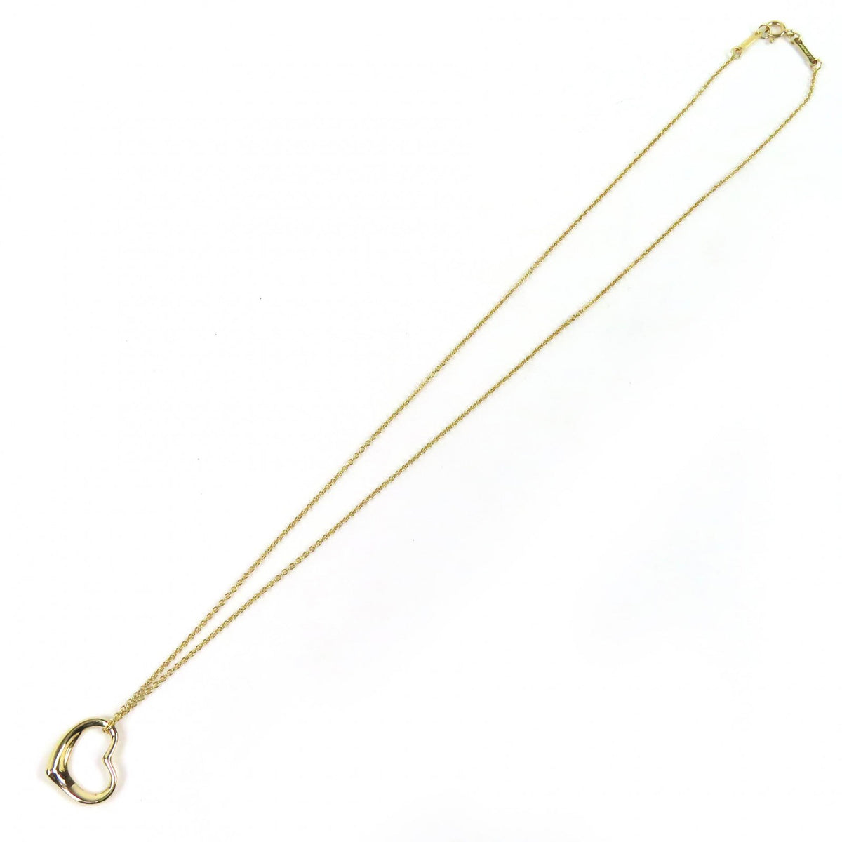 ティファニー オープンハート ペンダント ネックレス 18K／750(YG) 41cm ネックレス ゴールド レディース