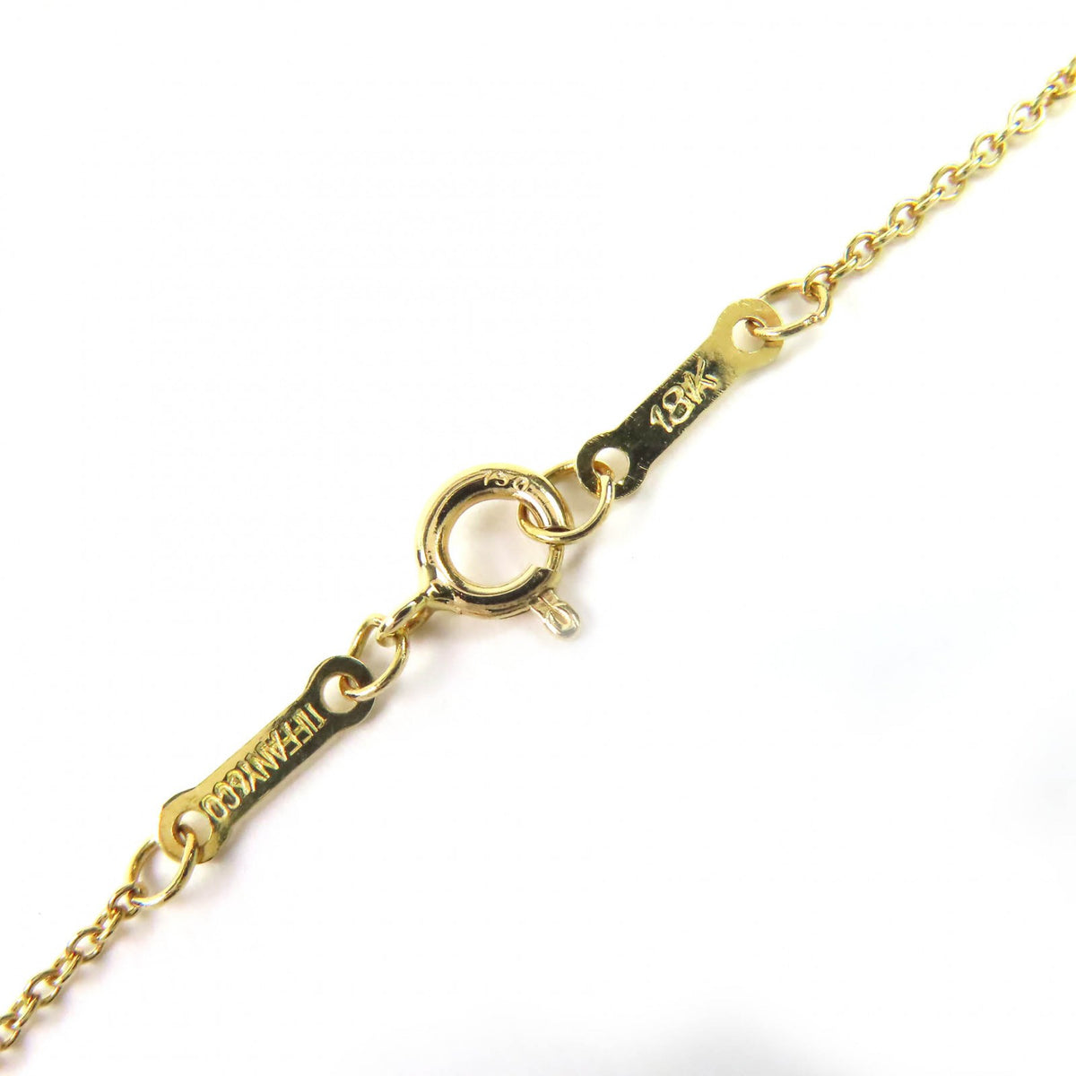 ティファニー オープンハート ペンダント ネックレス 18K／750(YG) 41cm ネックレス ゴールド レディース