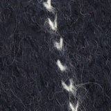 サカイ Jacquard Knit Pullover アルパカ・モヘア混 ストライプ柄 ニット セーター ネイビー 4 メンズ