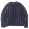 サカイ Jacquard Knit Pullover アルパカ・モヘア混 ストライプ柄 ニット セーター ネイビー 4 メンズ
