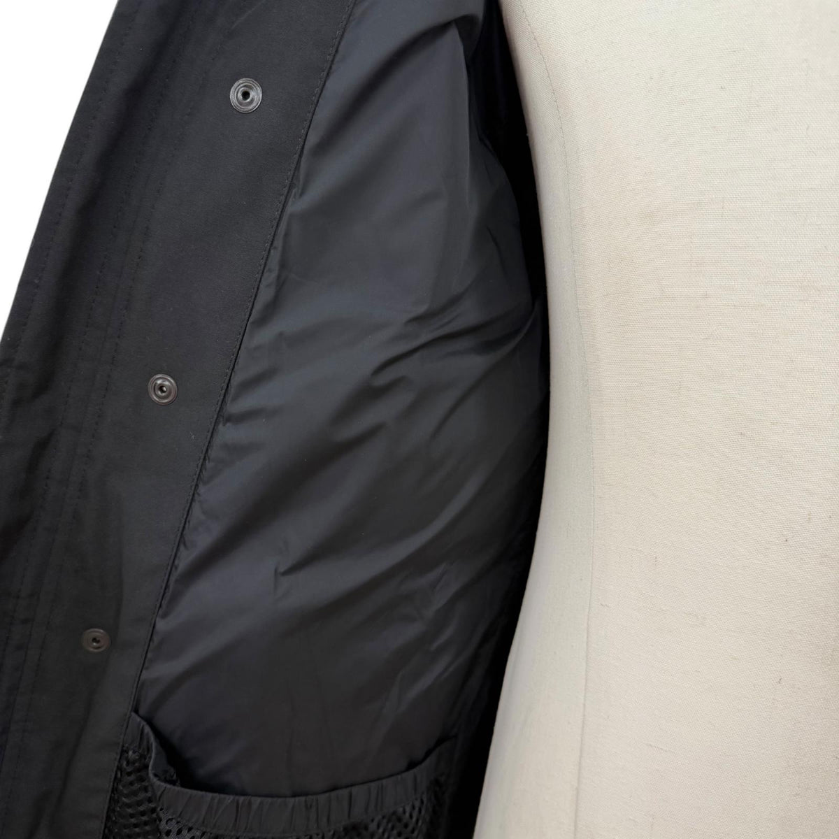 カナダグース CARSON PARKA ロゴワッペン付き ダブルジップアップ ダウンジャケット ブラック XS メンズ