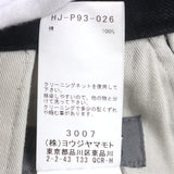 ヨウジヤマモトプールオム 12oz DENIM JEANS WITH SIDE FLAP DETAILS デニムパンツ ブラック 2 メンズ