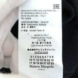 メゾンマルジェラ AIDSチャリティープリント プルオーバー パーカー ブラック M レディース