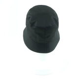 プラダ Re-Nylon トライアングルロゴプレート 三角プレート バケット ハット ブラック M レディース