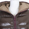 デュベティカ ACE フード付 ZIP UP ダウンコート ブラウン 40 レディース