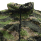 ザノースフェイスパープルレーベル Camouflage Fur Field Jacket カモフラ 迷彩柄 ダブルジップアップ フリース ジャケット グリーン S メンズ
