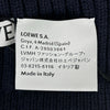 ロエベ ロゴデザイン ビーニー ニットキャップ ネイビーブルー レディース