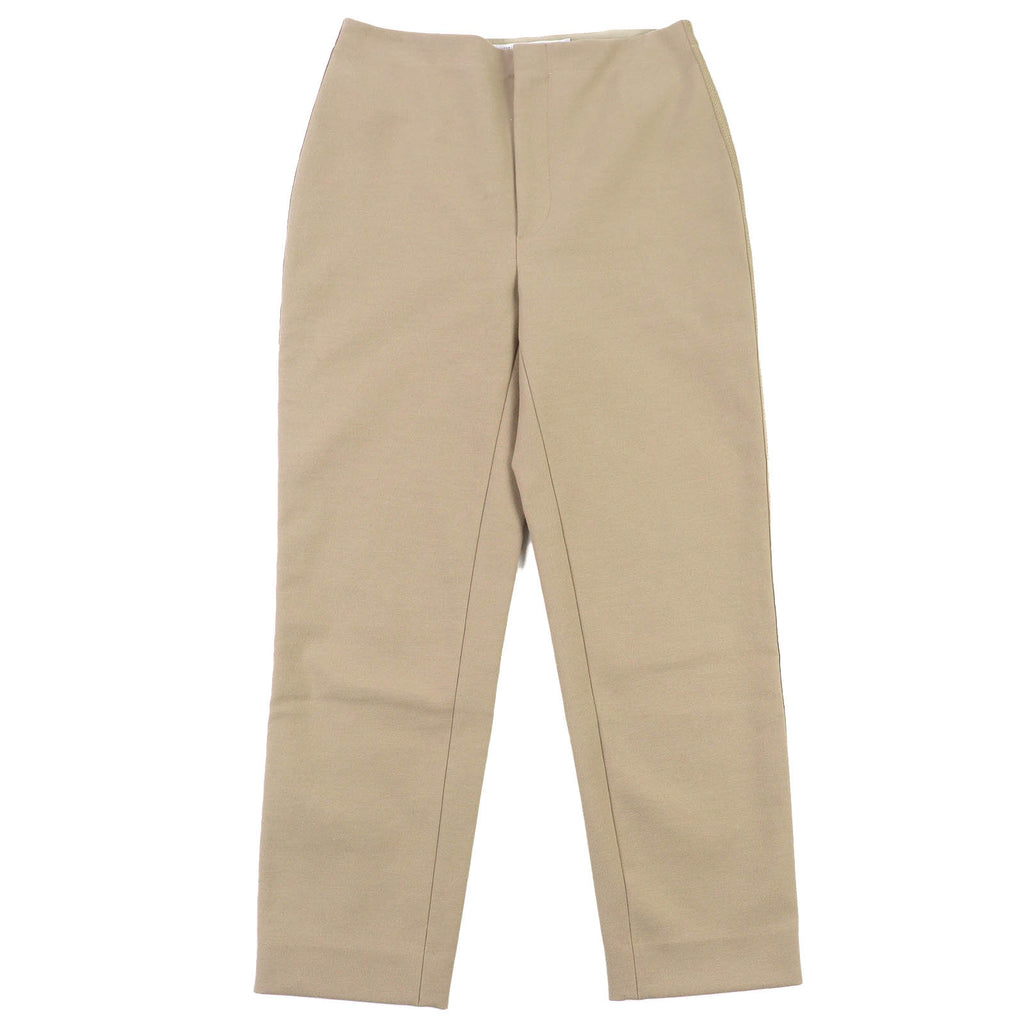 クリスチャンディオール コットン ストレッチ フィットパンツ ボトムス クロップドパンツ パンツ ベージュ 40 レディース