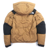 ザ・ノースフェイス Baltro Light Jacket GORE-TEX ゴアテックス ロゴ刺繍 フーデッド ダブルジップアップ ダウンジャケット ベージュ S メンズ