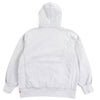 シュプリーム Cross Box Logo Hooded Sweatshirt プルオーバー パーカー グレー M メンズ