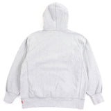 シュプリーム Cross Box Logo Hooded Sweatshirt プルオーバー パーカー グレー M メンズ