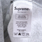シュプリーム Cross Box Logo Hooded Sweatshirt プルオーバー パーカー グレー M メンズ