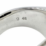 トムウッド May Ring Black Onyx Diamond メイ リング ブラックオニキス ダイヤモンド リング 指輪 シルバー 48 JP9号 メンズ