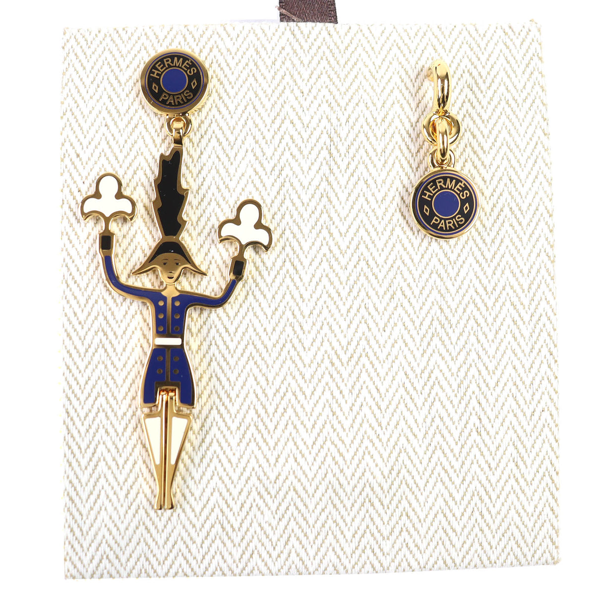 エルメス Boucles d'oreilles Artificier 花火師 ピアス 現行品 ピアス ゴールド レディース