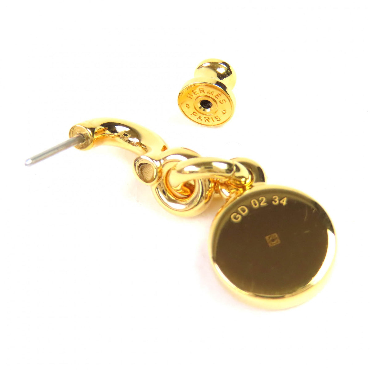 エルメス Boucles d'oreilles Artificier 花火師 ピアス 現行品 ピアス ゴールド レディース