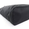 プラダ トライアングルロゴプレート付き レザー使い 2way ショルダー/ トートバッグ ブラック レディース