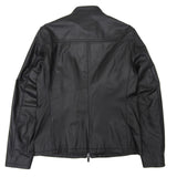 ジョセフ ダブルジップ ラムレザー シングル ライダースジャケット ブラック 44 メンズ