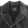 エム・シー・エム Cyberpunk Blazer ダメージ加工 ロゴ入りボタン シングルジャケット テーラードジャケット ブラック L メンズ