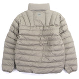 ザ・ノースフェイス Enride Convertible Down Jacket エンライド コンバーチブル PERTEX ロゴ フード入り 2WAY ダウンジャケット カーキ M メンズ 未使用品