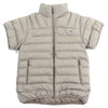 ザ・ノースフェイス Enride Convertible Down Jacket エンライド コンバーチブル PERTEX ロゴ フード入り 2WAY ダウンジャケット カーキ M メンズ 未使用品