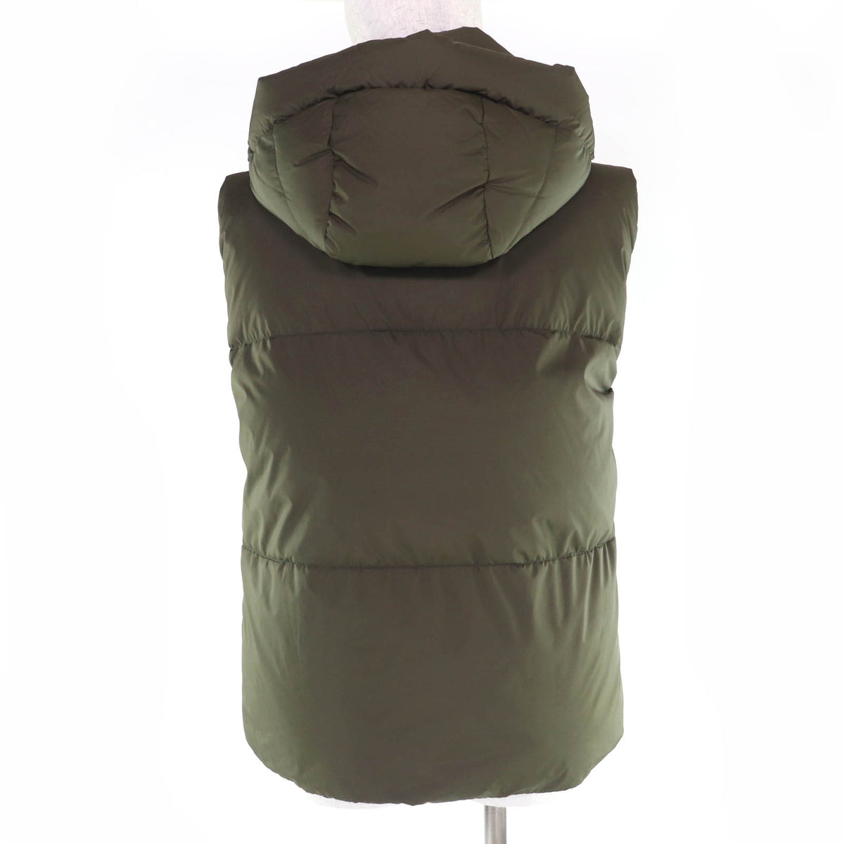ムーレー FUENTE-PX フード付 ZIP UP ダウンベスト カーキ 40 レディース