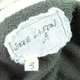 グレッグローレン FRAGMENT HOODIE ダメージ加工 再構築 ドッキング プルオーバー パーカー カーキ系 3 メンズ