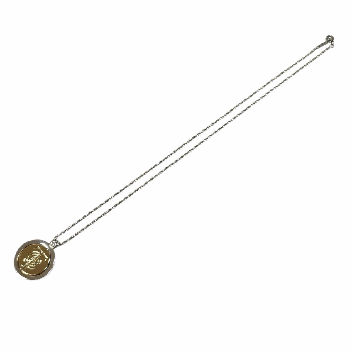 ティファニー T&C コイン ネックレス コンビ ネックレス シルバー レディース