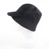 プラダ トライアングルロゴ Re-Nylon バケットハット 帽子 ハット ブラック M レディース