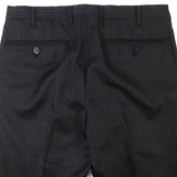 バーバリーブラックレーベル ストライプ柄 シングルジャケット パンツ スーツ セットアップ スーツ ブラック系 上：S　下：73 メンズ