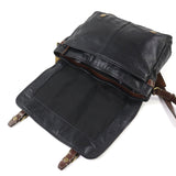 コーチ HARRISON LEATHER MEDIUM MESSENGER ハリソンレザーミディアムメッセンジャー ショルダーバッグ ブラック メンズ