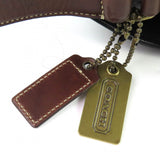 コーチ HARRISON LEATHER MEDIUM MESSENGER ハリソンレザーミディアムメッセンジャー ショルダーバッグ ブラック メンズ