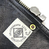 アナクロノーム Horsehide Motorcycle Jacket コーデュロイ切り替え ライダースジャケット ブラック 00 メンズ