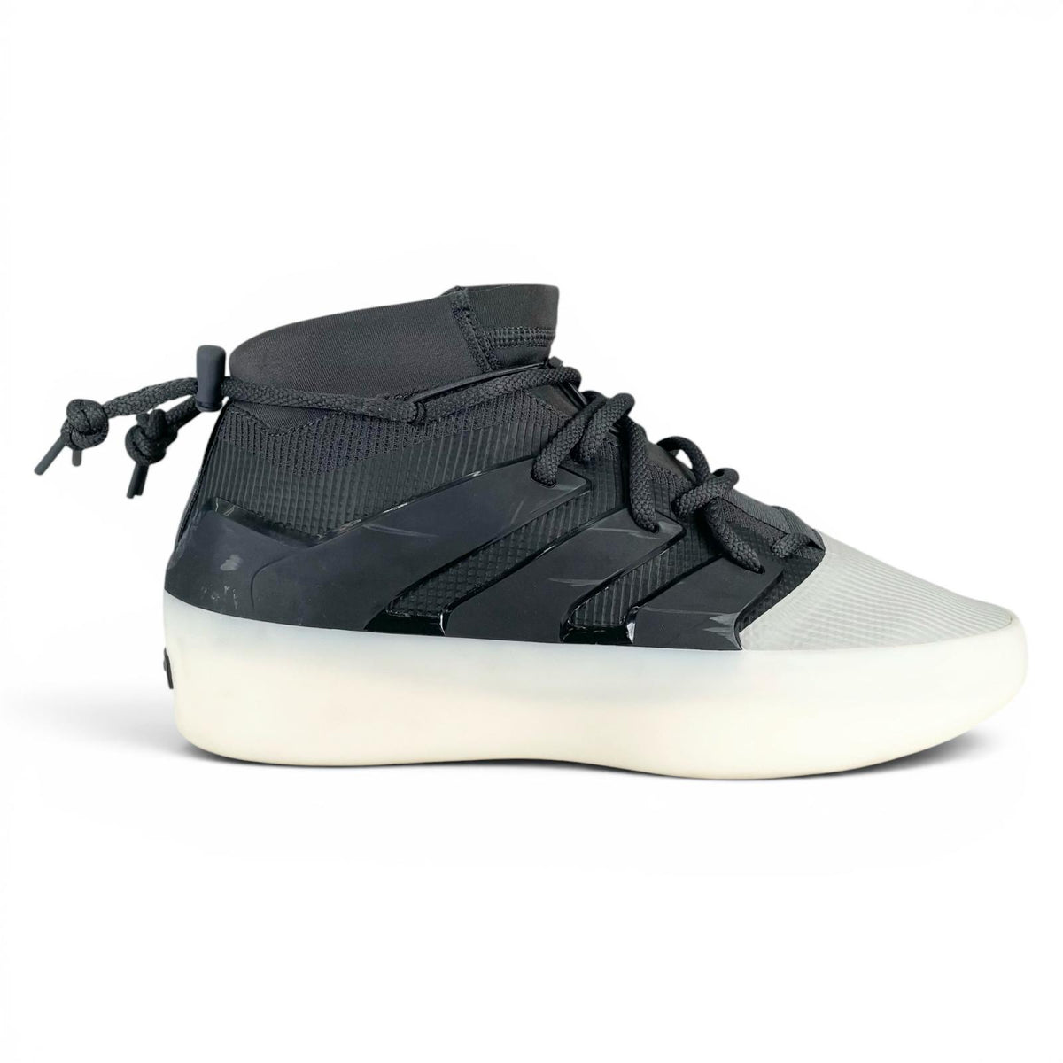 アディダス FEAR OF GOD ATHLETHICS 1 BASKETBALL ミッドソール スニーカー ブラック 30 メンズ