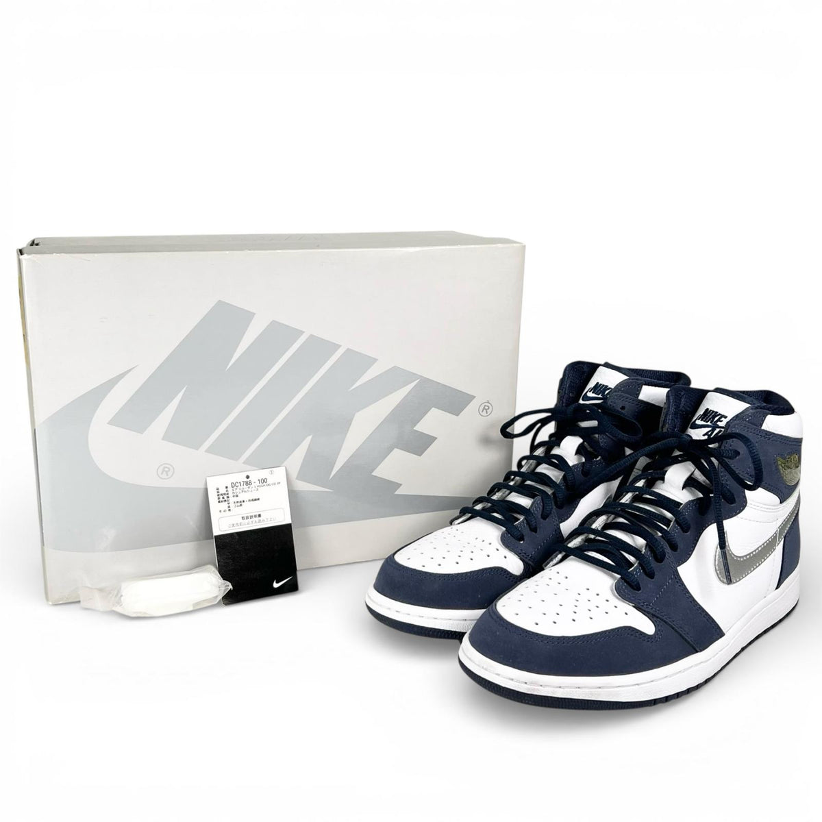 ナイキ AIR JORDAN 1 HIGH CO.JP ミドルカット スニーカー ホワイト 28 メンズ
