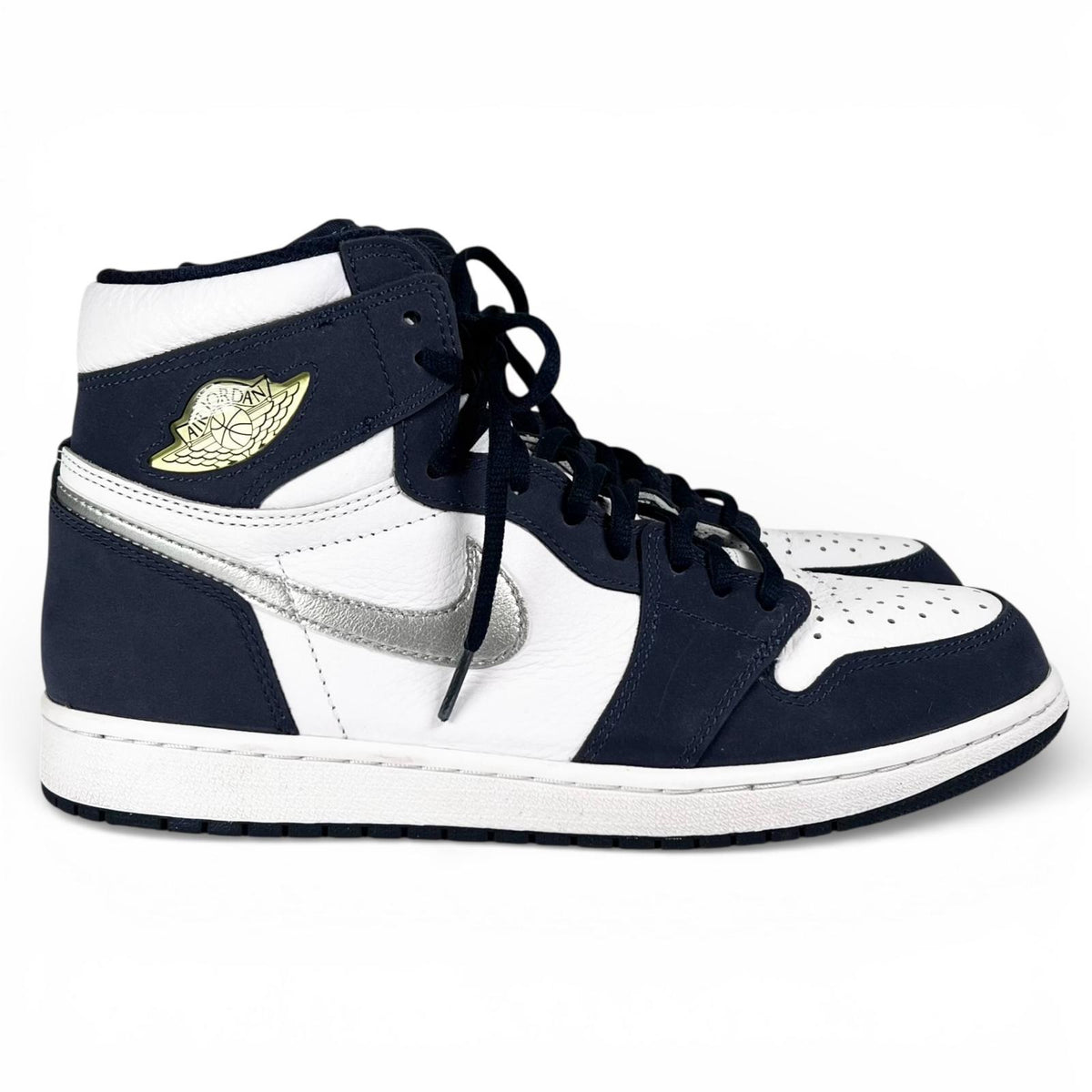 ナイキ AIR JORDAN 1 HIGH CO.JP ミドルカット スニーカー ホワイト 28 メンズ