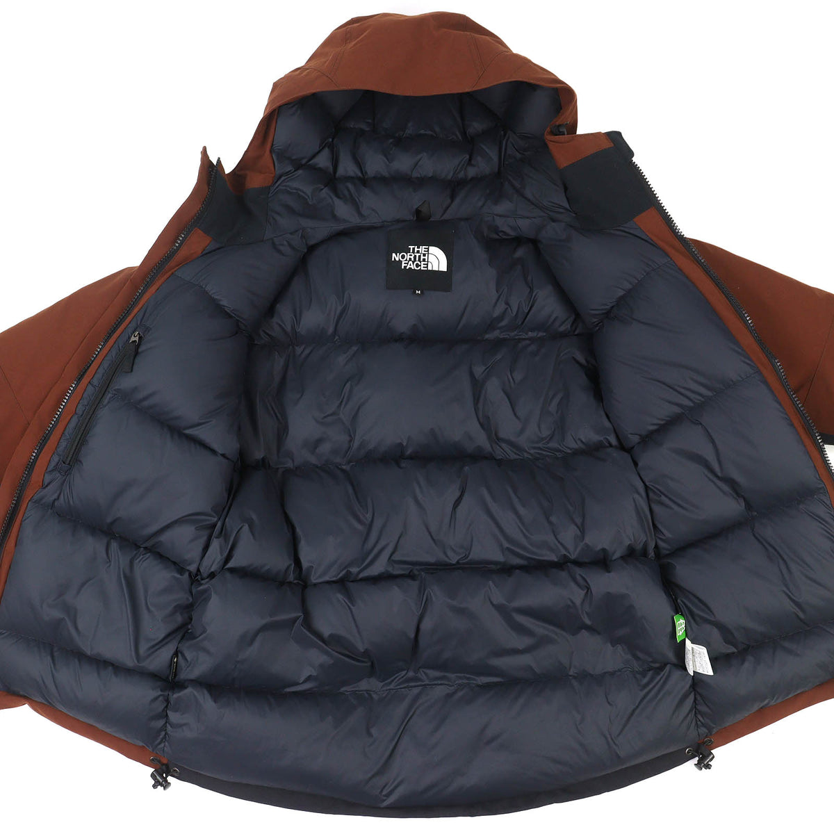 ザ・ノースフェイス Mountain Down Jacket マウンテンダウンジャケット ゴアテックス GORE-TEX ロゴ刺繍 ダウンジャケット ブラウン M メンズ