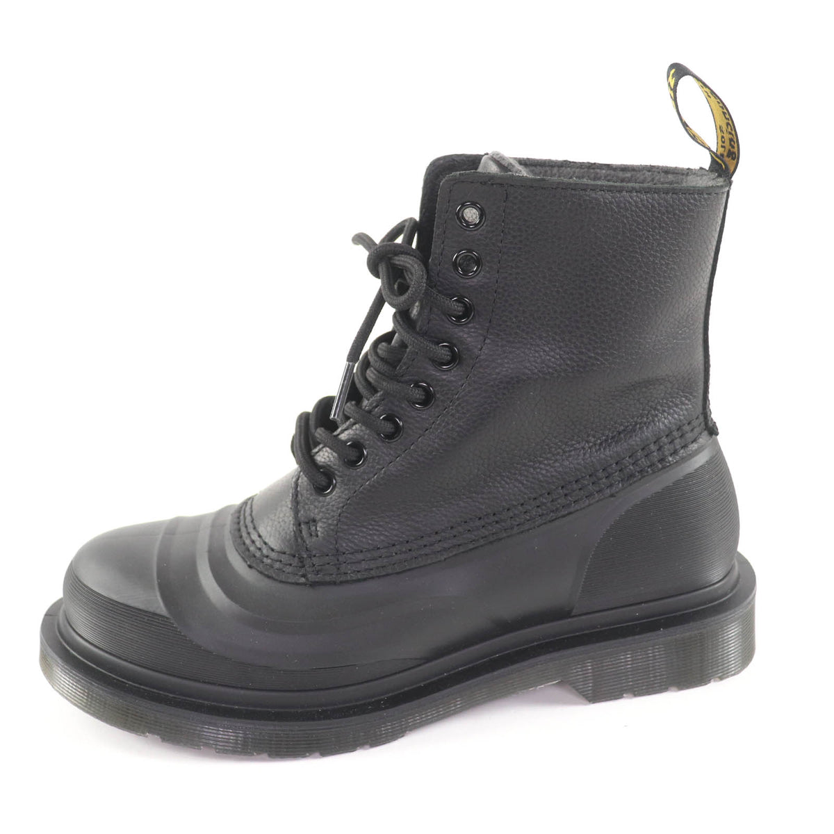 ドクターマーチン Fleece Lined Sub Boots 1460 レースアップ レザー ショートブーツ ブラック UK5 レディース