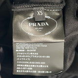 プラダ オーバーシルエット フーディー パーカー ブラック XS レディース