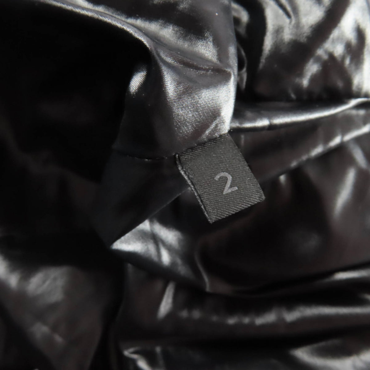 モンクレール CLAIR ラバーロゴワッペン付 ZIP UP ダウンジャケット ブラック 2 レディース