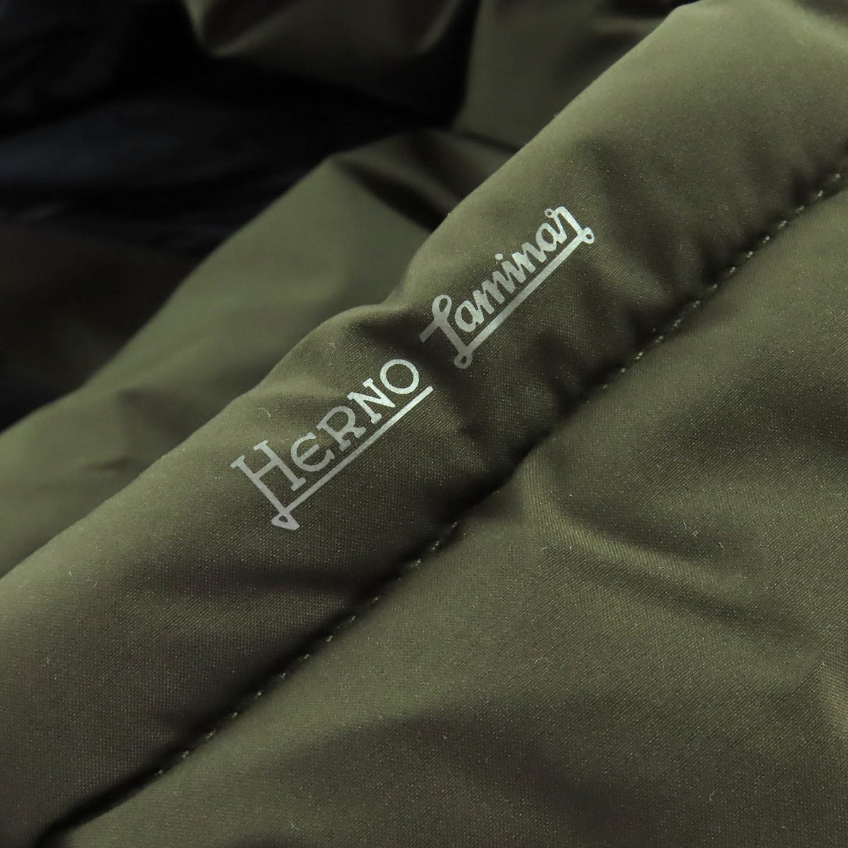 ヘルノ GORETEX ゴアテックス フード付き ダウンジャケット カーキ 36 レディース