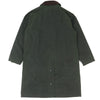 バブアー NEW BURGHLEY WAX JACKET 裏地チェック柄 オイルド コート コート カーキ系 36 メンズ