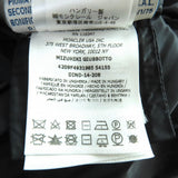モンクレール ミハラヤスヒロ MIZUHIKI 切替デザイン ZIP UP ダウンコート ブラック 54847 レディース