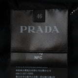 プラダ トライアングルロゴ 三角プレート 中綿入り リバーシブル ジップアップ ジャケット ブラック 46 メンズ